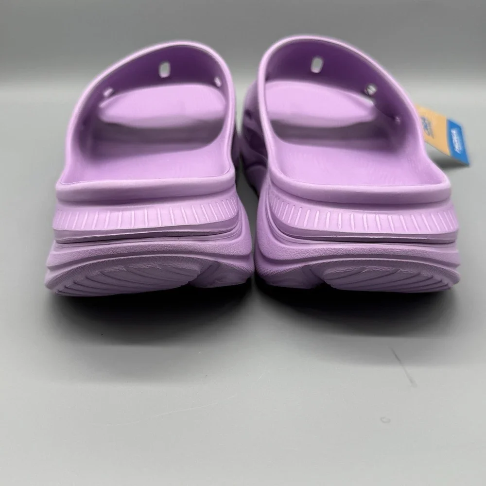 Hoka One Ora Recovery Slide 3‎ Sandals Purple Men's 12 Women's 14 Comfort